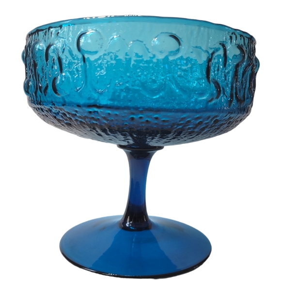 Stelvia glass Italy Wayne Husted design footed compote bowl XL - Picture 6 of 7